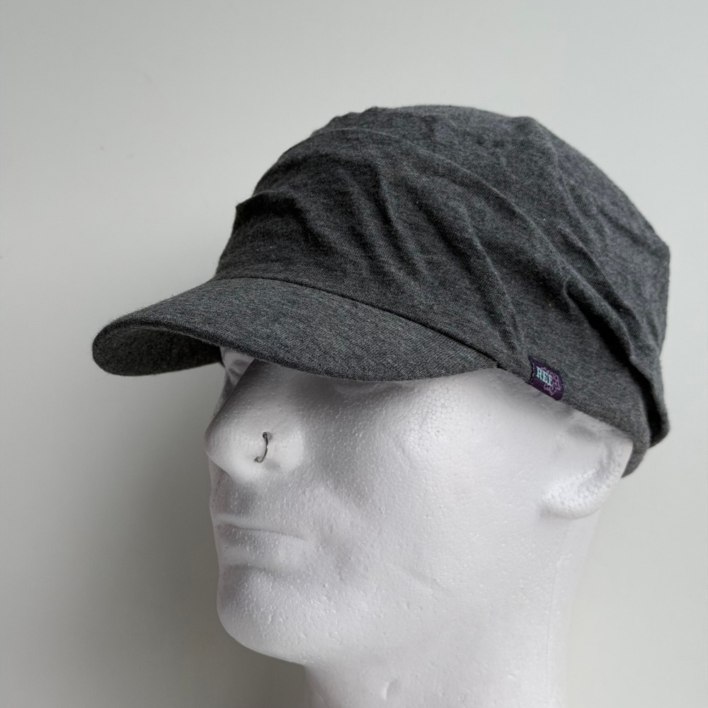 Vintage REI Cadet Cap Grey Fleece Outdoor Hiking Paisley Lined Womens OS
